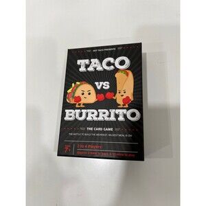 Taco vs Burrito Family Board Games Kids 6-12 & Up Fun Travel Family Card Game